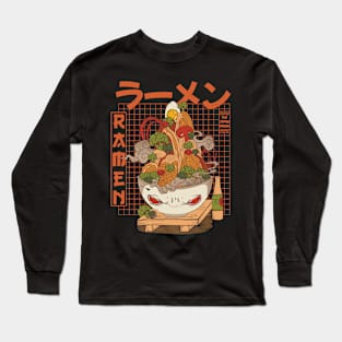 The Japanese Ramen Noodles Long Sleeve T-Shirt